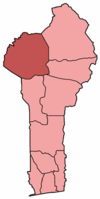 Karte Bistum Natitingou