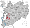Lage der Gemeinde Benningen im Landkreis Unterallgäu