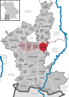 Lage der Gemeinde Bidingen im Landkreis Ostallgäu