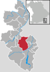 Lage der Gemeinde Bischofswiesen im Landkreis Berchtesgadener Land