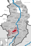Lage der Gemeinde Bolsterlang im Landkreis Oberallgäu