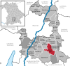 Lage der Gemeinde Brunnthal im Landkreis München