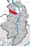 Lage der Marktgemeinde Buchenberg im Landkreis Oberallgäu