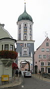 Burgau – früheres Stadttor ("Blockhausturm")