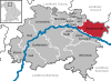 Lage der Stadt Burgkunstadt im Landkreis Lichtenfels