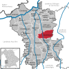 Lage der Gemeinde Burtenbach im Landkreis Günzburg