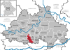 Lage der Gemeinde Buxheim im Landkreis Eichstätt