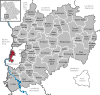 Lage der Gemeinde Buxheim im Landkreis Unterallgäu