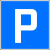 CH-Hinweissignal-Parkieren gestattet.svg