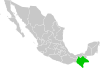 Chiapas in Mexico.svg