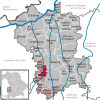 Lage der Gemeinde Deisenhausen im Landkreis Günzburg