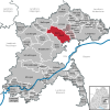 Lage der Gemeinde Dornstadt im Alb-Donau-Kreis