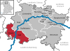 Lage der Gemeinde Ebensfeld im Landkreis Lichtenfels