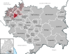 Lage der Gemeinde Ebenweiler im Landkreis Ravensburg