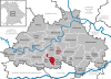 Lage der Gemeinde Eitensheim im Landkreis Eichstätt