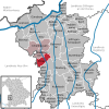 Lage der Gemeinde Ellzee im Landkreis Günzburg
