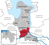 Lage der Stadt Elsfleth im Landkreis Wesermarsch