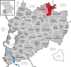 Lage der Gemeinde Eppishausen im Landkreis Unterallgäu