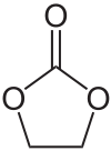Struktur von Ethylencarbonat