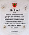 Ferlach Seidolach Filialkirche Sankt Egyd Schild 25082011 111.jpg