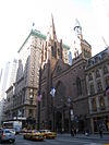Fifth Avenue Presbyterian Church and The Peninsula Hotel New York.JPG