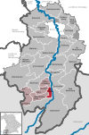 Lage der Gemeinde Fischen im Allgäu im Landkreis Oberallgäu