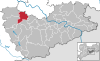 Lage der Stadt Freital im Landkreis Sächsische Schweiz-Osterzgebirge