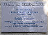 Gedenktafel Ehrenbergstr 33 (Dahl) Sebastian Haffner.JPG