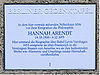 Gedenktafel Opitzstr 6 (Stegl) Hannah Arendt.JPG