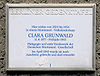 Gedenktafel Scharnweberstr 19 (Friedh) Clara Grunwald.JPG