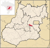 Lage von Abadiânia in Goiás
