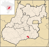 Lage von Buriti Alegre in Goiás