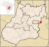 Lage von Cabeceiras in Goiás