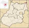 Lage von Campos Belos in Goiás
