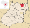 Lage von Cavalcante in Goiás