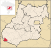 Lage von Chapadão do Céu (Goiás)