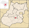 Lage von Hidrolândia in Goiás
