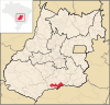 Lage von Itumbiara in Goiás