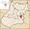 Lage von Luziânia in Goiás