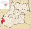 Lage von Mineiros (Goiás)