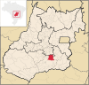 Lage von Piracanjuba in Goiás