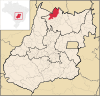 Lage von Porangatu in Goiás