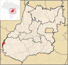 Lage von Santa Rita do Araguaia (Goiás)