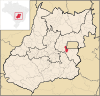 Lage von Santo Antônio do Descoberto in Goiás