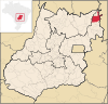 Lage von São Domingos in Goiás