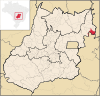 Lage von Sítio d'Abadia in Goiás