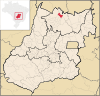 Lage von Trombas in Goiás