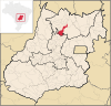 Lage von Uruaçu in Goiás