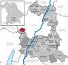 Lage der Gemeinde Gräfelfing im Landkreis München