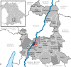 Lage der Gemeinde Grünwald im Landkreis München
